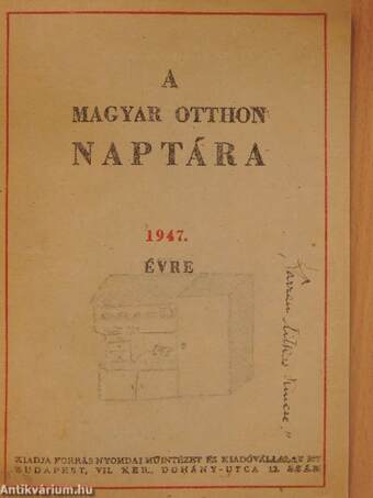 A Magyar Otthon Naptára 1947. évre