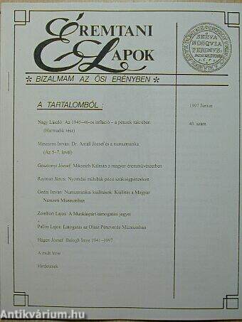 Éremtani Lapok 1997. június