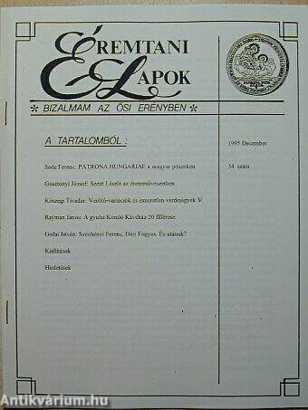 Éremtani Lapok 1995. december