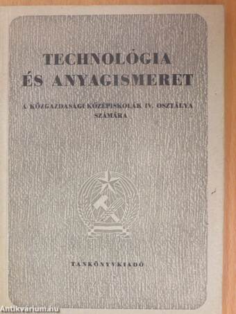 Technológia és anyagismeret