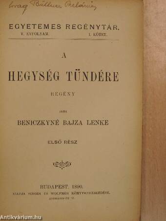 A hegység tündére I-II.