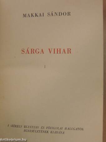 Sárga vihar I-II.