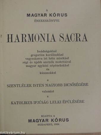 Harmonia Sacra