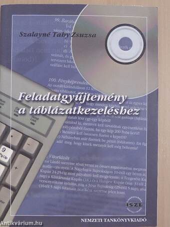 Feladatgyűjtemény a táblázatkezeléshez