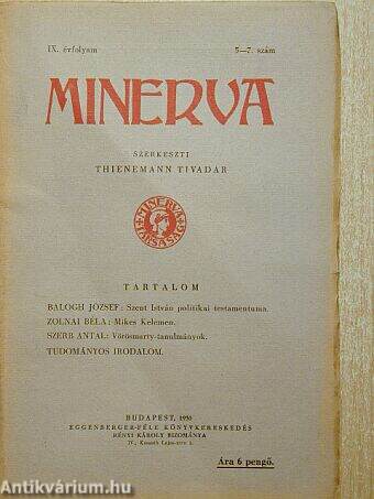 Minerva 1930/5-7