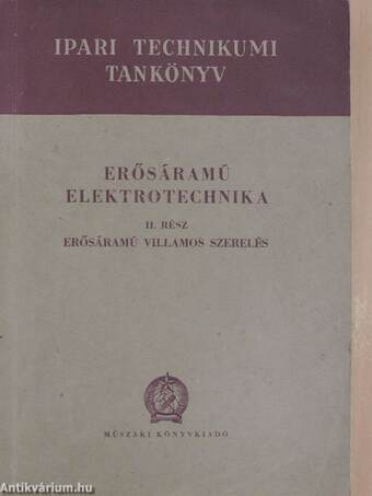 Erősáramú elektrotechnika II.