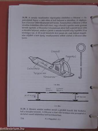 F. 2. sz. forgalmi utasítás függelékei