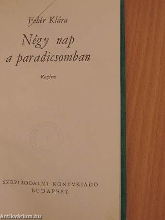 Négy nap a paradicsomban