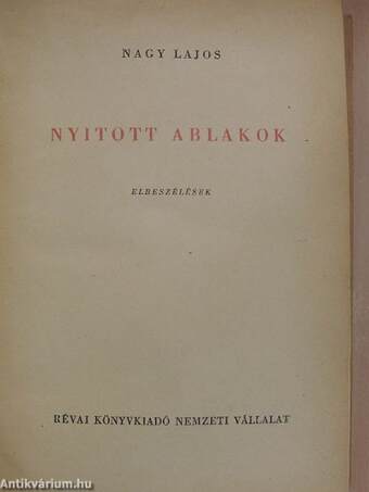 Nyitott ablakok