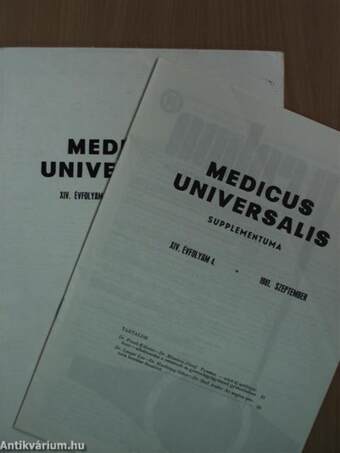 Medicus Universalis 1981. szeptember/Supplementum