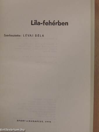 Lila-fehérben