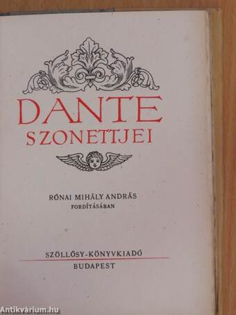 Dante szonettjei