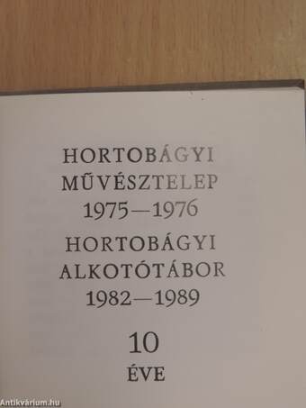 Hortobágyi Alkotótábor (minikönyv)