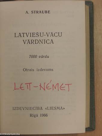 Latviesu-vacu vardnica