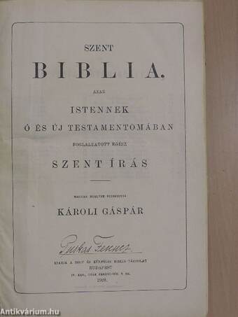 Szent Biblia