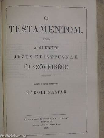 Szent Biblia