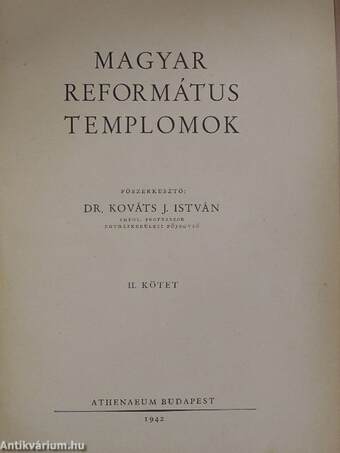 Magyar református templomok II.