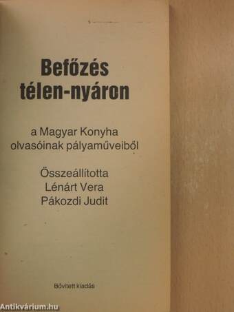 Befőzés télen-nyáron