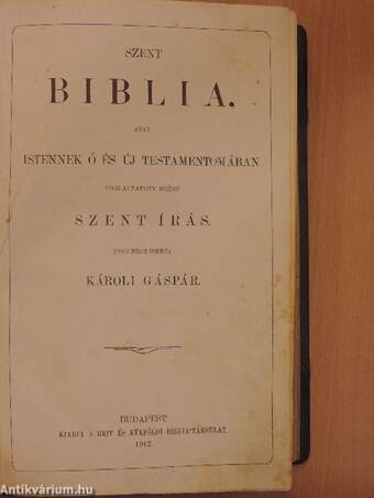 Szent Biblia