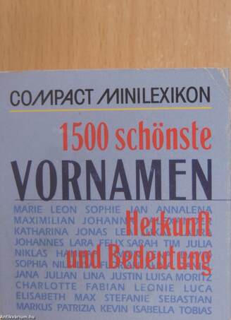 1500 schönste vornamen (minikönyv)