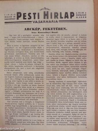 A Pesti Hirlap Vasárnapja 1932. május 22.