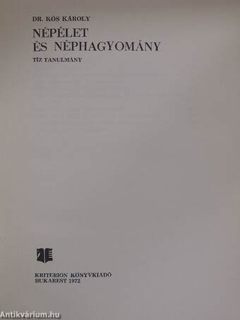 Népélet és néphagyomány