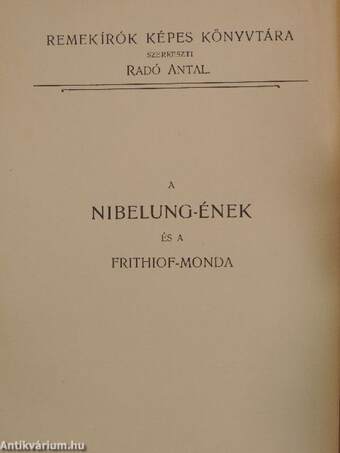 A Nibelung-ének és a Frithiof-monda II. (töredék)