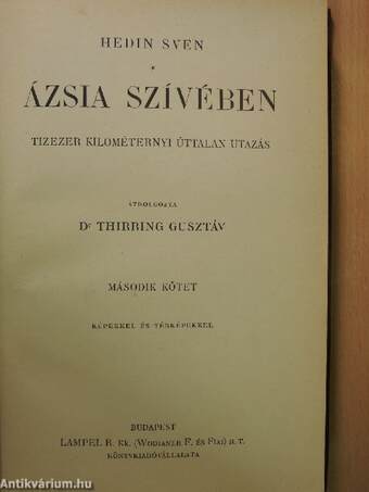 Ázsia szívében II. (töredék)