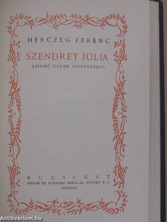 Első vihar/Szendrey Júlia/Majomszínház/Ünnepi játék