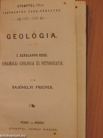 Geológia I-II.
