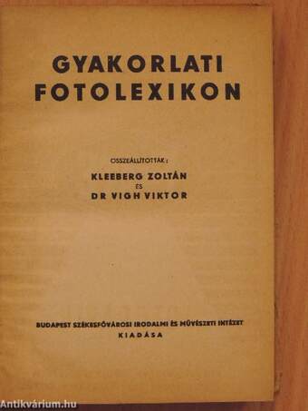 Gyakorlati fotolexikon