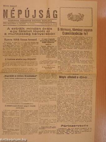 Békés megyei Népújság 1956. december 14., péntek