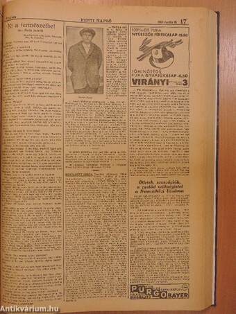 Pesti Hirlap 1931, 1933-1936. (vegyes számok, 12 db)/Az Est 1935. április 28.