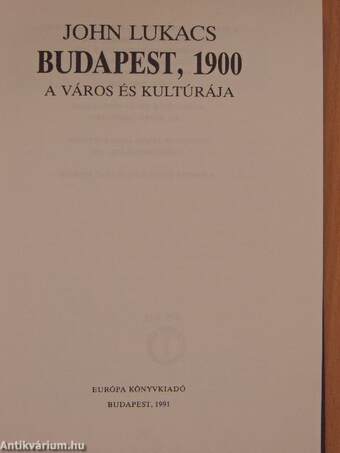 Budapest, 1900