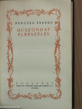 A cserebőrűek/Huszonhat elbeszélés