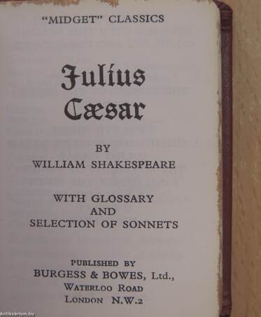 Julius Caesar (minikönyv)