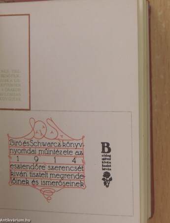 Százéves a Typographia (minikönyv)