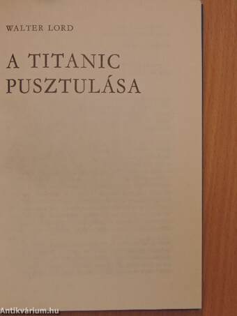 A Titanic pusztulása