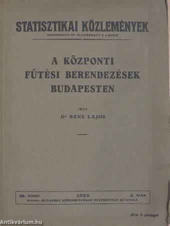 A központi fűtési berendezések Budapesten