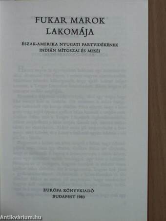 Fukar Marok lakomája