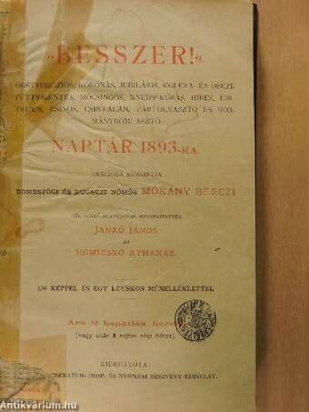 »Besszer!« Naptár 1893-ra