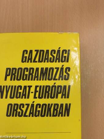 Gazdasági programozás a nyugat-európai országokban