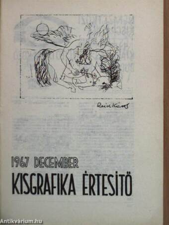 Kisgrafika Értesitő 1967. december