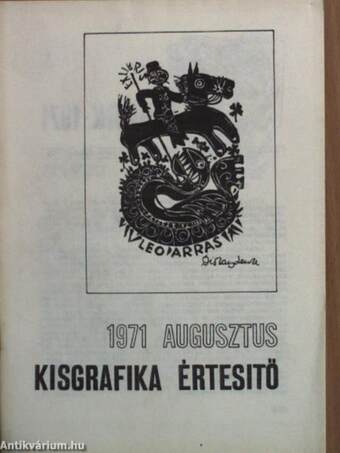 Kisgrafika Értesitő 1971. augusztus