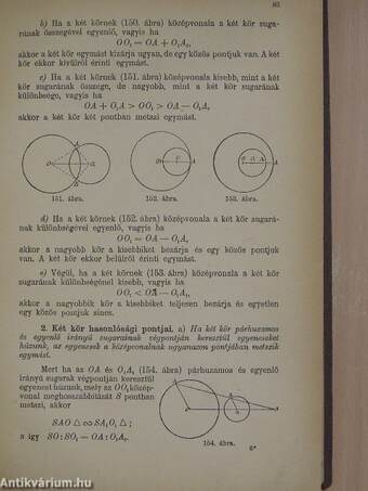 Geometria I.