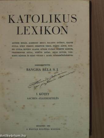 Katolikus lexikon I-IV.