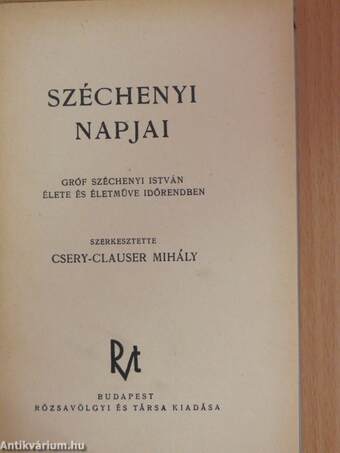 Széchenyi napjai