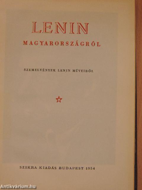 Lenin Magyarországról