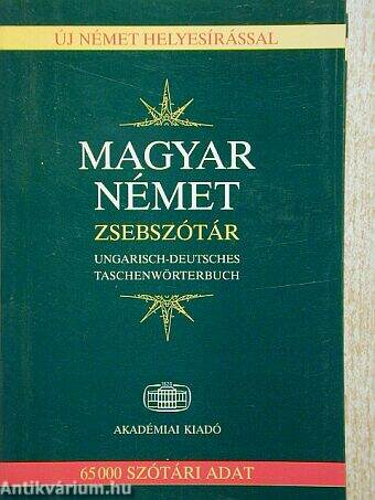 Magyar-német zsebszótár