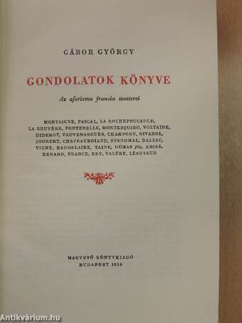 Gondolatok könyve